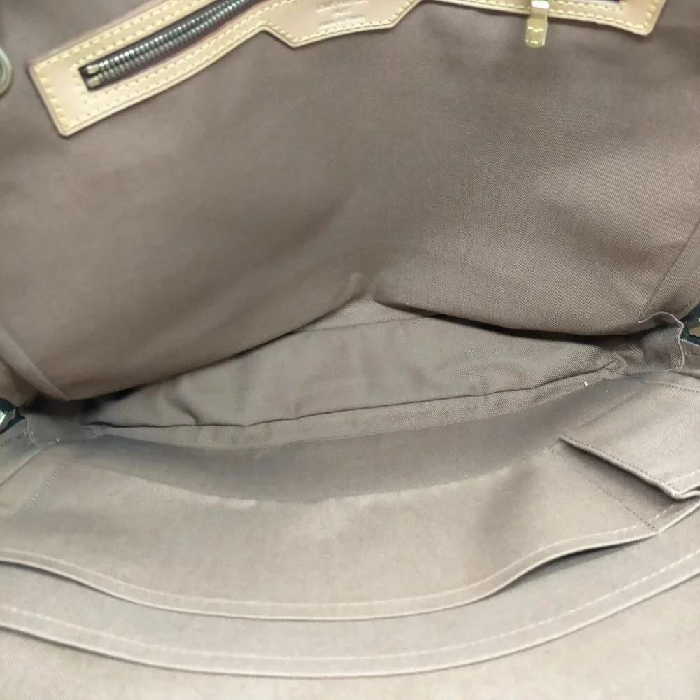 Louis Vuitton Monogram Canvas Briefcase with Vachetta Trim (brown, tan)